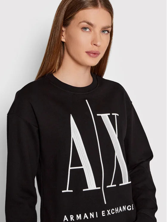 Armani Exchange, Icon Logo Sweatshirt, Black