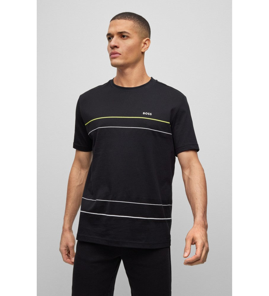 Hugo boss black slim fit sales t shirt