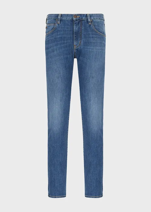 J45 Regular-fit jeans in comfort-twill denim