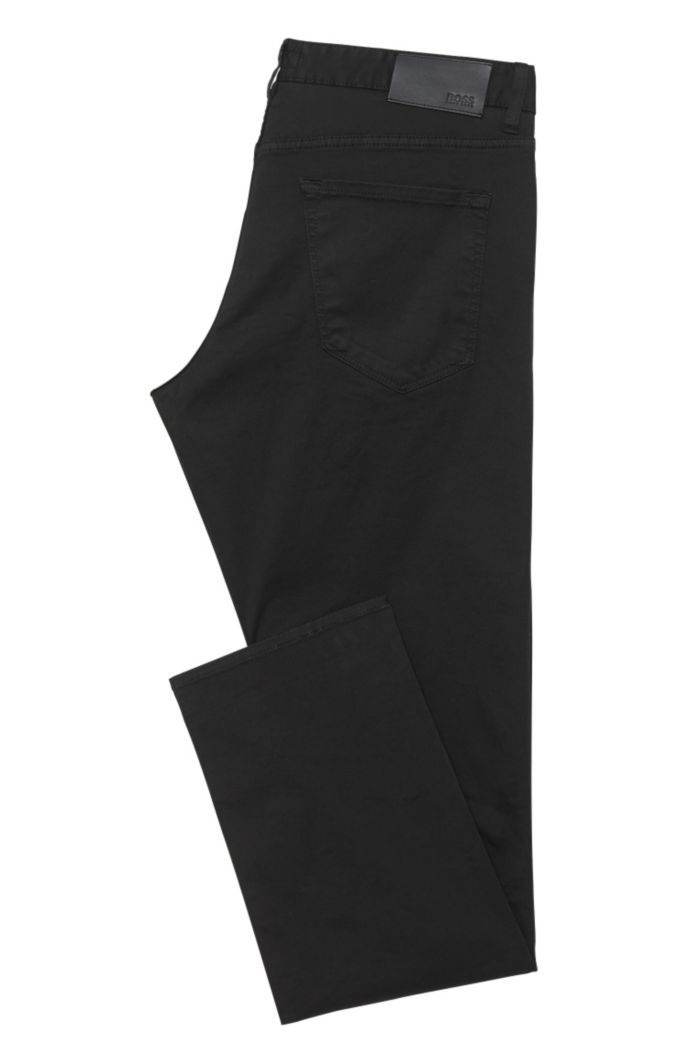 Hugo Boss Maine3 20 Regular Fit Stretch Jeans Black 001