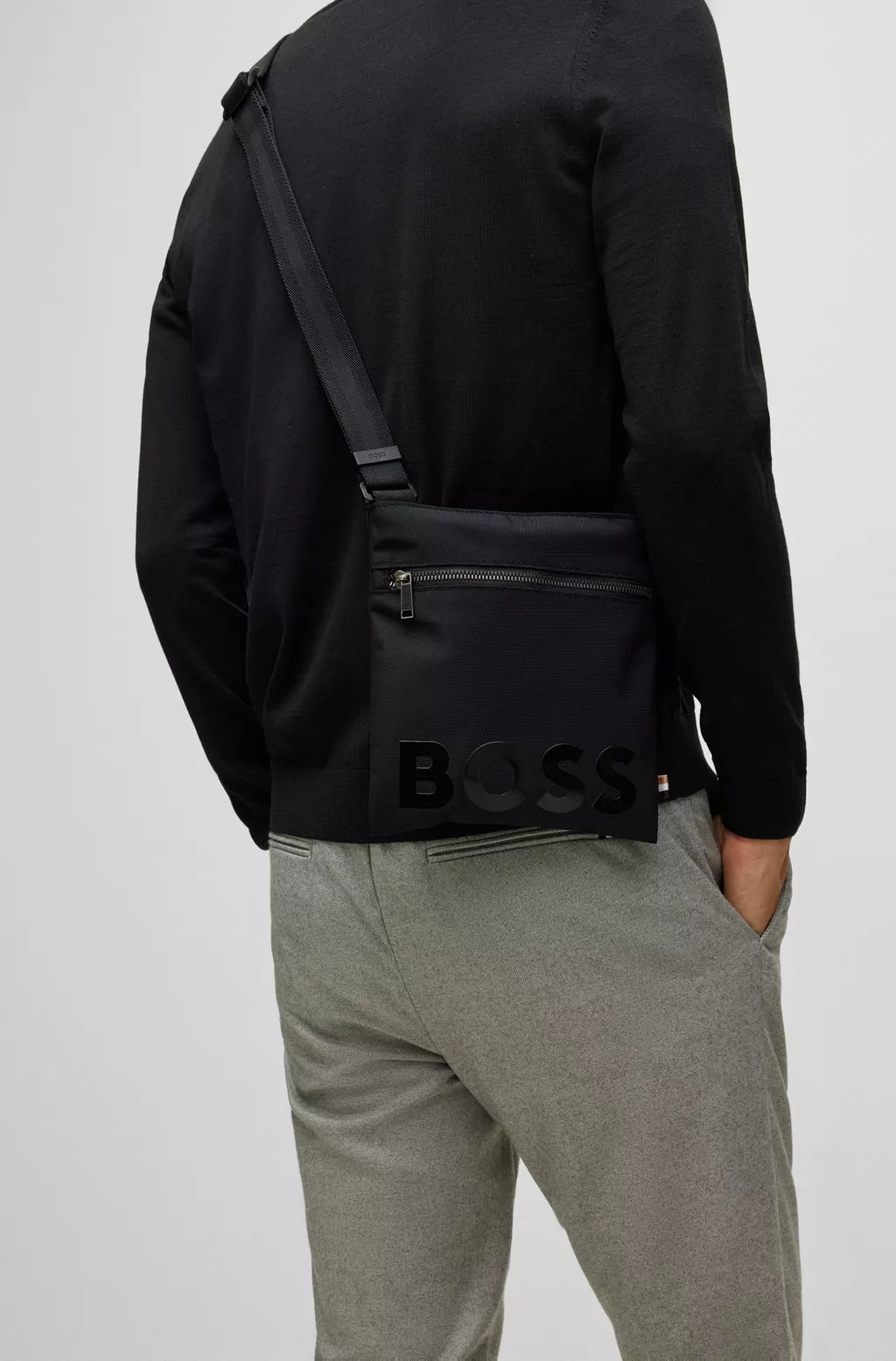 Hugo boss nylon bag hot sale